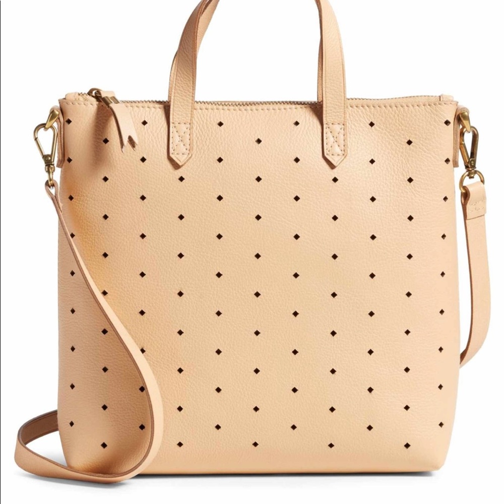 Madewell  perforated mini transport bag